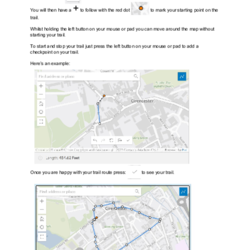 Guide to using the East/West Trail map thumbnail icon