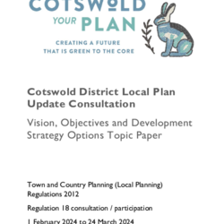 Cotswold District Local Plan Update - Development Strategy Options and Preferred Options Topic Paper thumbnail icon
