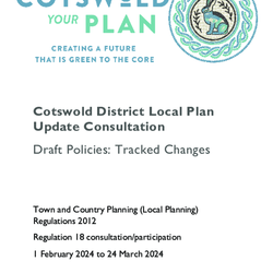 Cotswold District Local Plan Update consultation. Draft Policies: Tracked changes updated to include EN18 thumbnail icon